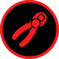 Joint Pliers Creative Icon Design vector