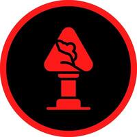 Avalanche Sign Creative Icon Design vector