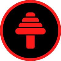 Edge Step Drill Creative Icon Design vector