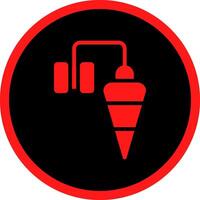 Plumb Bob Creative Icon Design vector