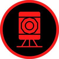 Theodolite Creative Icon Design vector