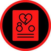 Divorce Creative Icon Design vector