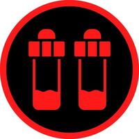 Test Tube Creative Icon Design vector