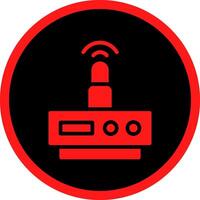 Wifi Router Creative Icon Design vector