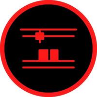 3D Printing Creative Icon Design vector