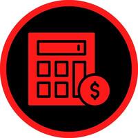 Accountant Creative Icon Design vector