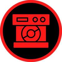 Cd Drive Creative Icon Design vector