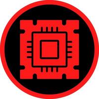Processor Creative Icon Design vector
