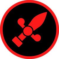 Dagger Creative Icon Design vector