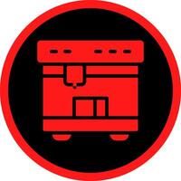 3D Printing Creative Icon Design vector