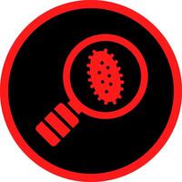 Bacteria Creative Icon Design vector
