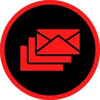 diseño de icono creativo de correo vector