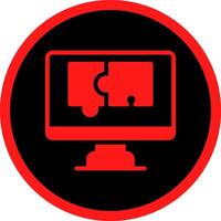 Puzzle Creative Icon Design vector
