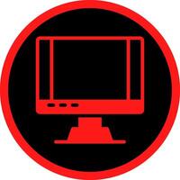 Monitor Creative Icon Design vector