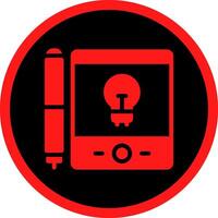 Graphic Tablet Creative Icon Design vector