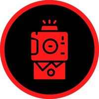 Instant Camera Creative Icon Design vector