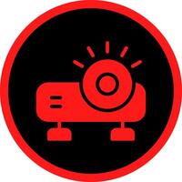 Projector Creative Icon Design vector