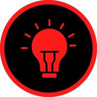 Big Light Creative Icon Design vector