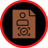 Approval Creative Icon Design vector