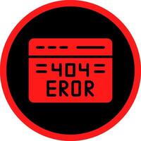 404 Error Creative Icon Design vector