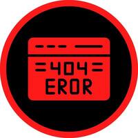 Diseño de icono creativo de error 404 vector