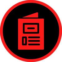 Brochure Creative Icon Design vector