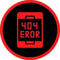 Error Creative Icon Design vector