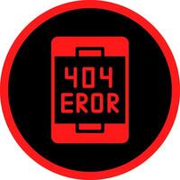 Error Creative Icon Design vector