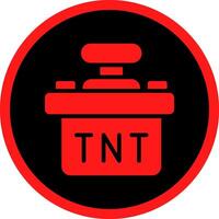 diseño de icono creativo tnt vector