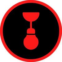 Ceiling Lamp Creative Icon Design vector