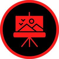 Canvas Creative Icon Design vector