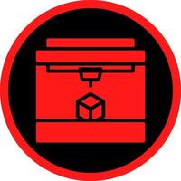 3D Printing Creative Icon Design vector