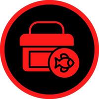 Tackle Box Creative Icon Design vector