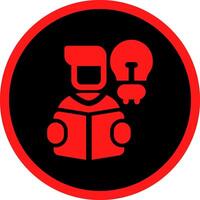 Self Learning Creative Icon Design vector