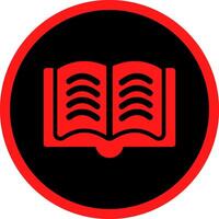 Open Book Creative Icon Design vector