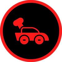 Car Toy Creative Icon Design vector