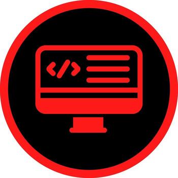 web programación creativo icono diseño vector