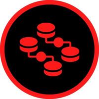 Unstructured Data Creative Icon Design vector