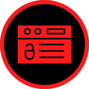 abierto fuente creativo icono diseño vector