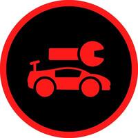 Car Service Creative Icon Design vector