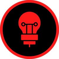 Bulb Creative Icon Design vector