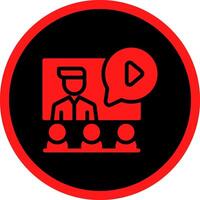 Seminar Creative Icon Design vector