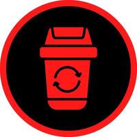 Trash Recycle Creative Icon Design vector