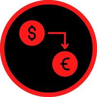 Currency Exchange Creative Icon Design vector