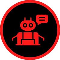 Chatbot Creative Icon Design vector