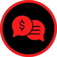 Business Dialog Creative Icon Design vector