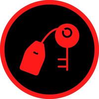 Hotel Key Creative Icon Design vector