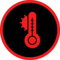 Temperature Creative Icon Design vector