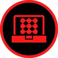 Pattern Recognition Creative Icon Design vector