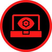 Computer Vision Creative Icon Design vector
